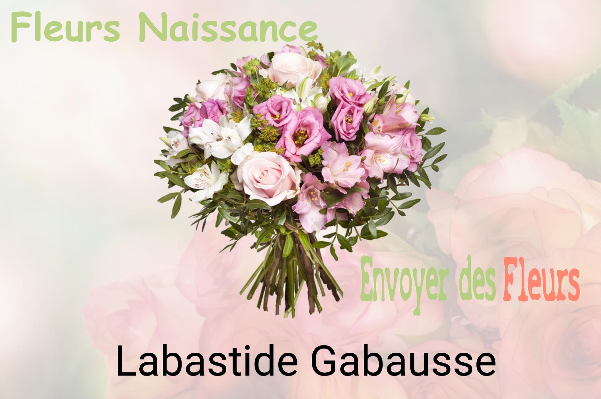 Bouquet de fleurs de naissance livré à Labastide-Gabausse